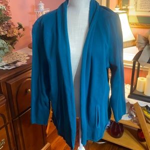 Talbots Jade green winter sweater